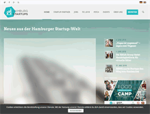 Tablet Screenshot of hamburg-startups.net